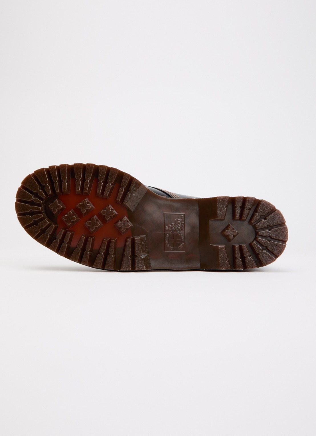 Dr. Martens Lowell veterschoen van leer  - detail 5 zwart