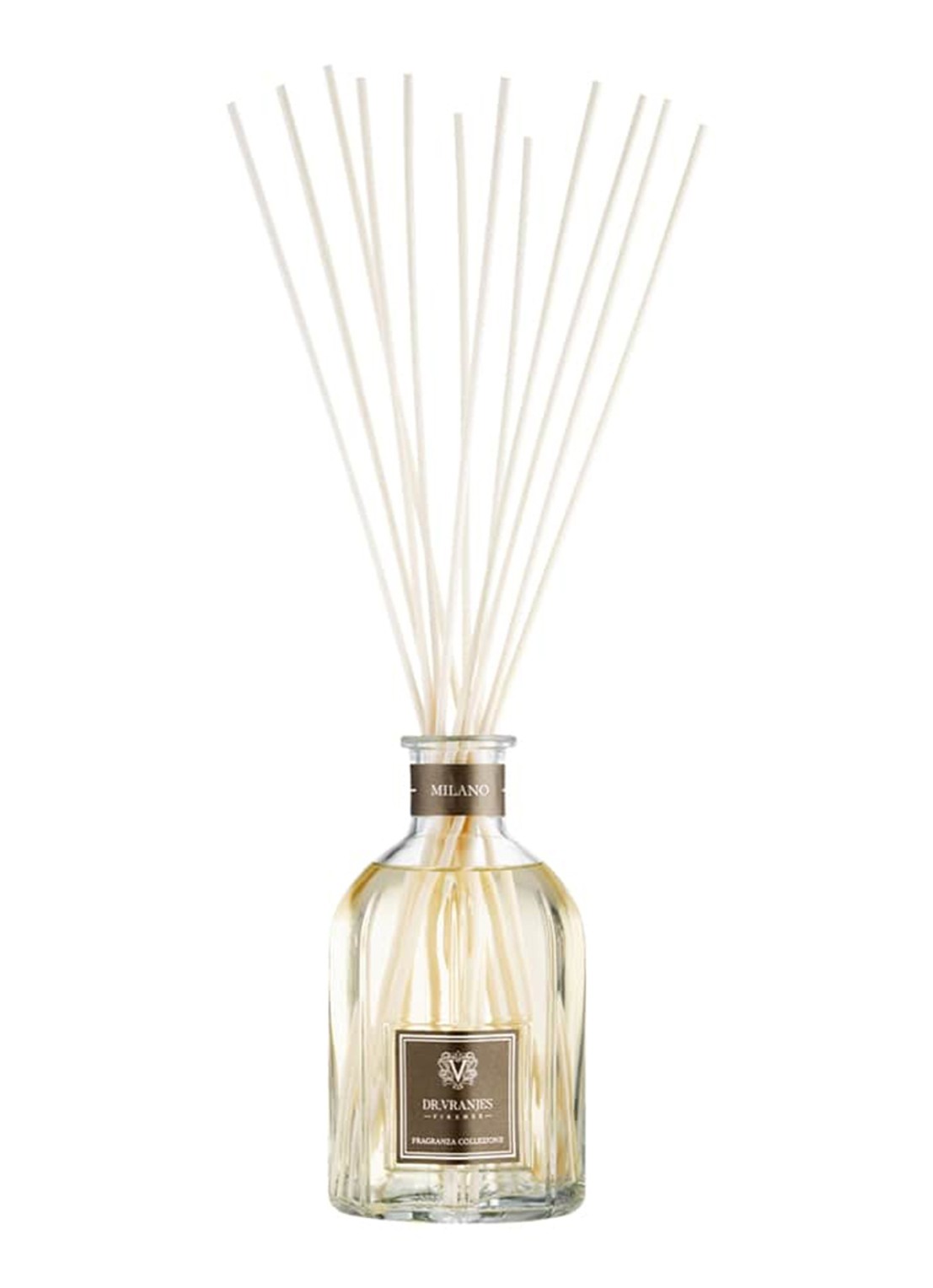 Dr. Vranjes Firenze Milano geurstokjes 1250 ml - voorkant transparant