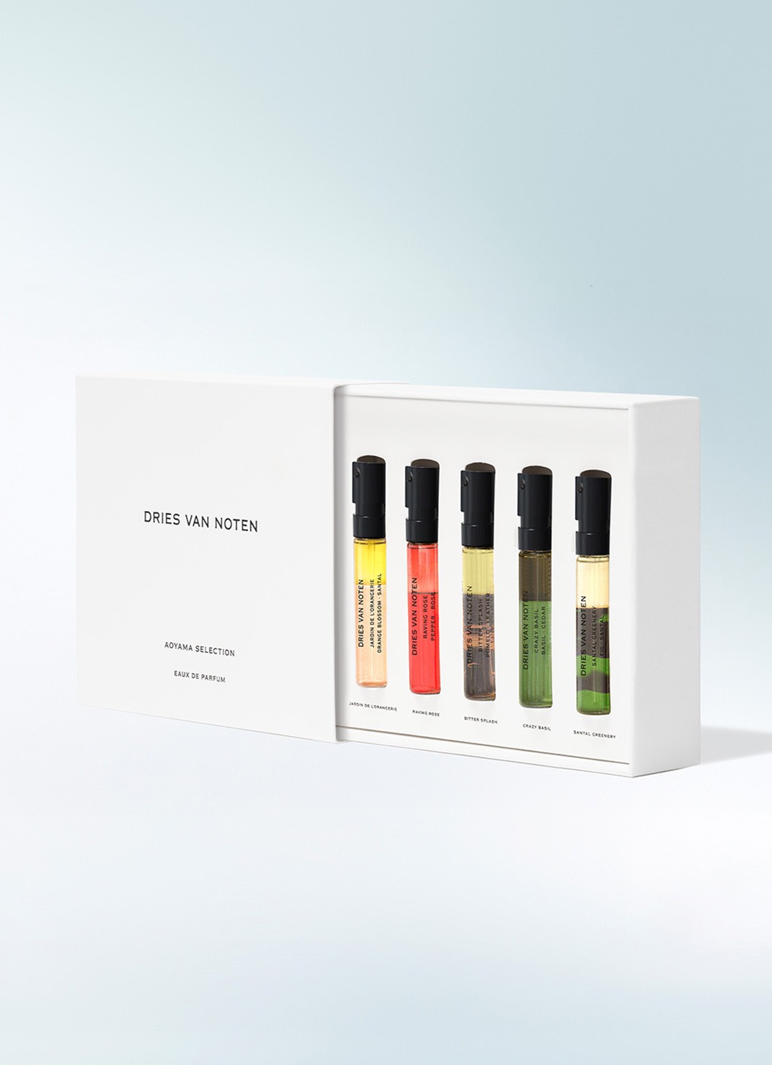 Dries Van Noten Aoyama Selection Discovery Kit - mini parfumset - achterkant 2 undefined