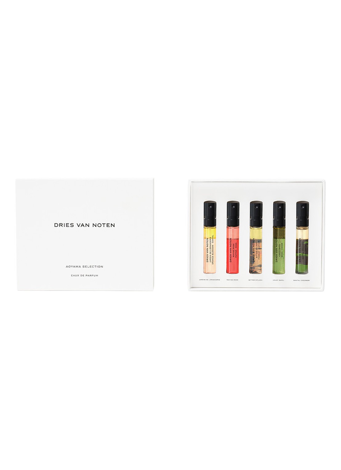 Dries Van Noten Aoyama Selection Discovery Kit - mini parfumset - voorkant 3 undefined