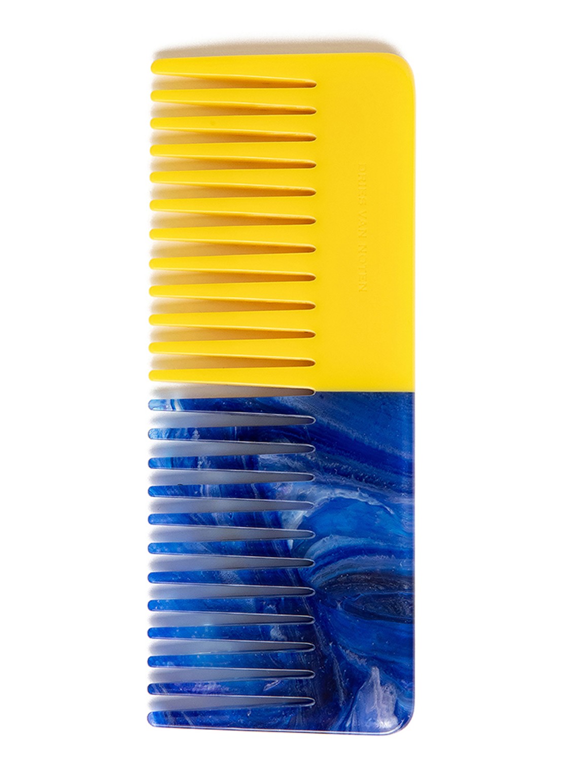 Dries Van Noten Comb Blue - haarkam - voorkant blue