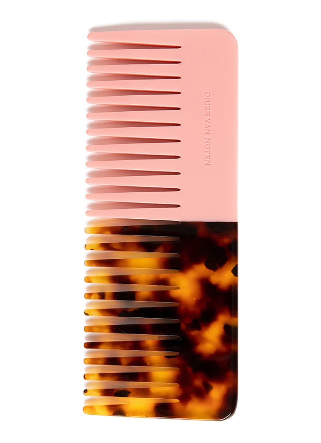 Dries Van Noten Comb Pink - haarkam - voorkant 2 pink