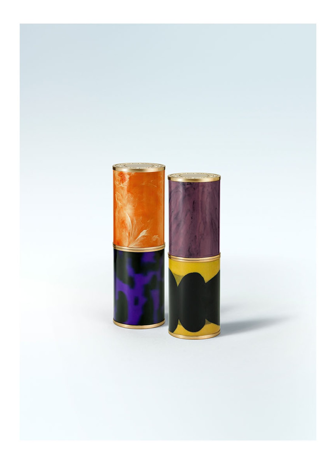 Dries Van Noten Lipstick Case - lege lipstick huls - detail 3 amethyst shadow
