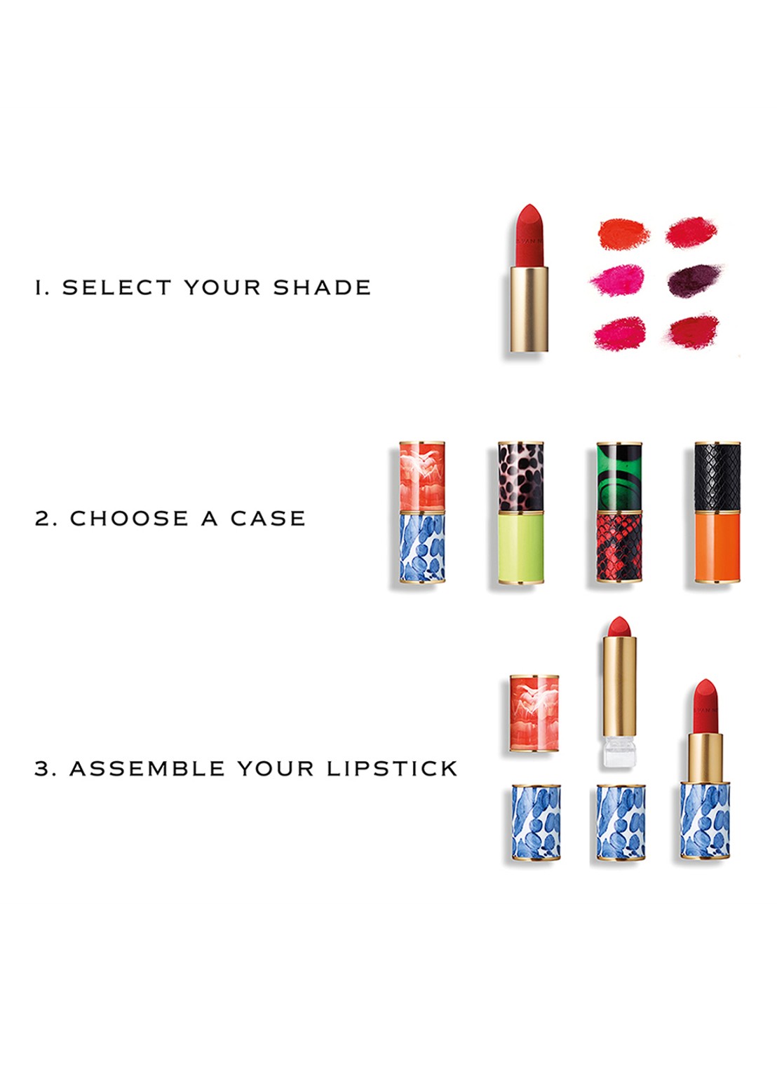 Dries Van Noten Lipstick Case Tiger Ink - lege lipstick huls - detail 4 tiger ink