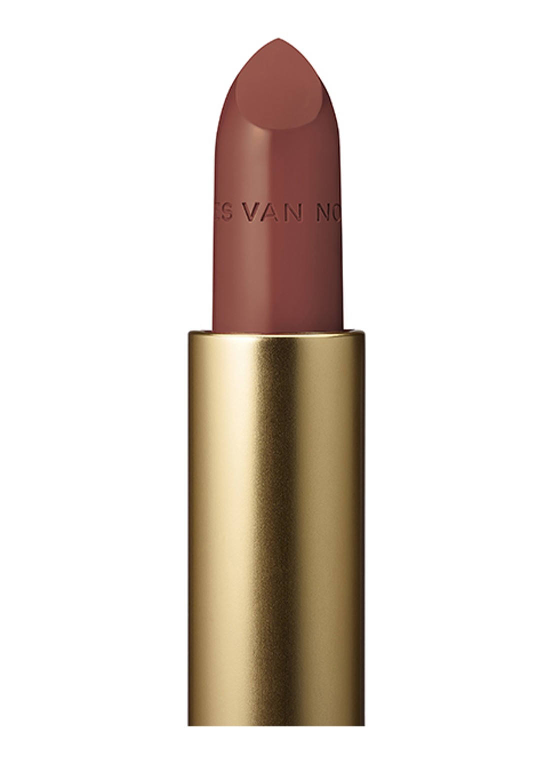 Dries Van Noten Lipstick Satin - navulling - voorkant 3 90 ottoman brown satin