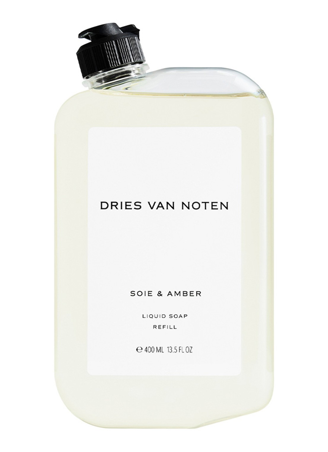 Dries Van Noten Liquid Soap Soie & Amber Refill - handzeep navulling 400 ml - voorkant 4 undefined