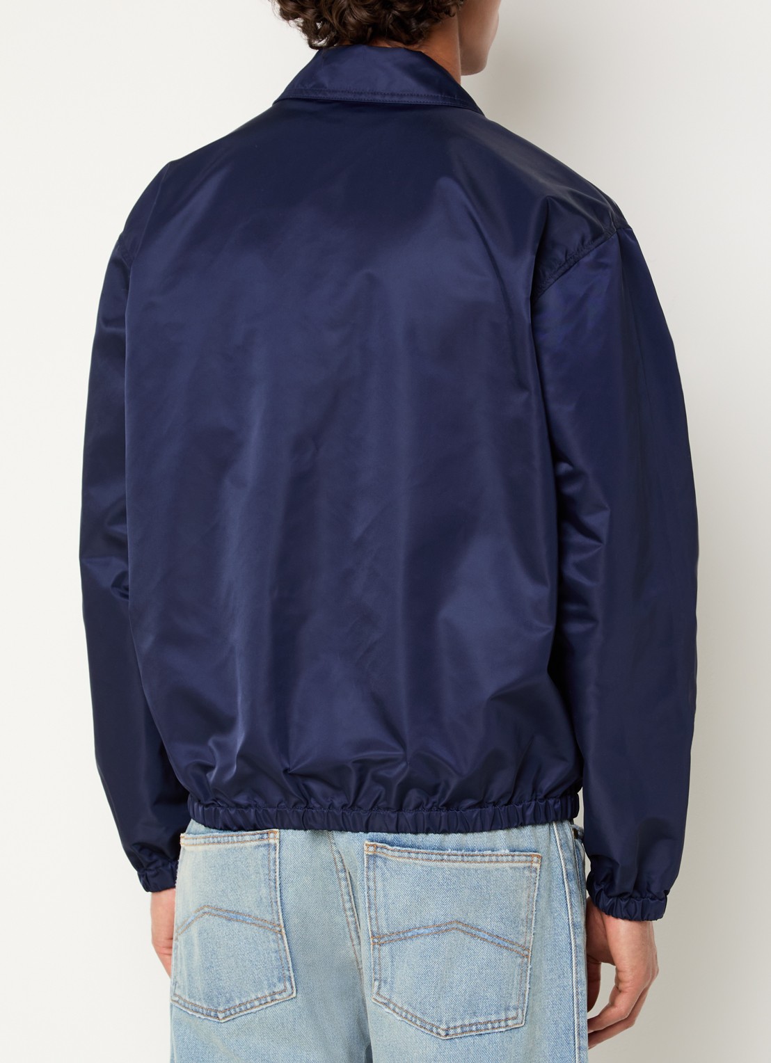 Drôle de Monsieur Bomberjack met logo en steekzakken - achterkant 4 donkerblauw