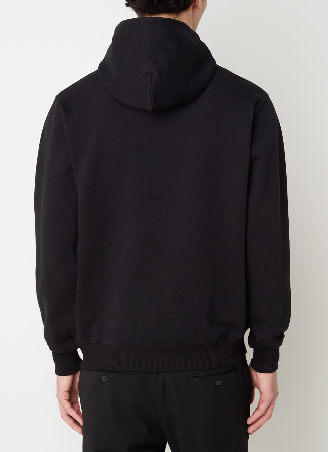 Drôle de Monsieur Hoodie met stretch - achterkant 5 zwart