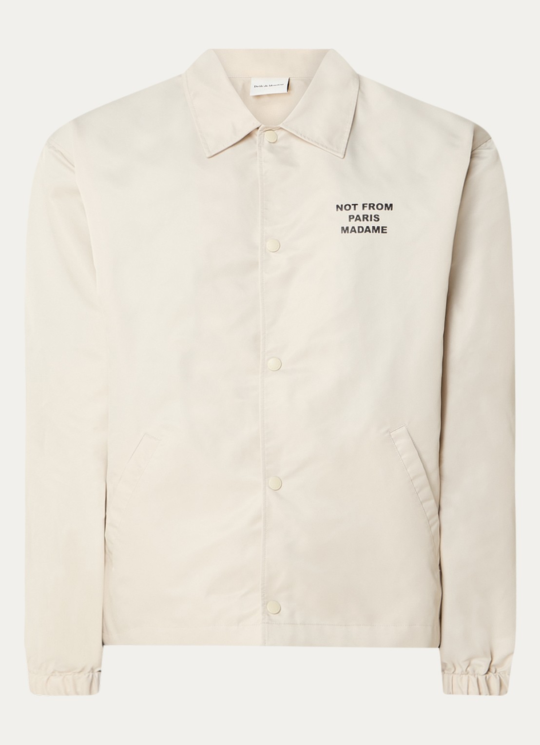Drôle de Monsieur Jack met front- en backprint - voorkant 2 beige