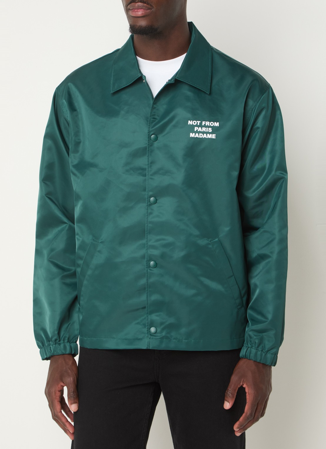 Drôle de Monsieur Jack met front- en backprint - achterkant 2 groen