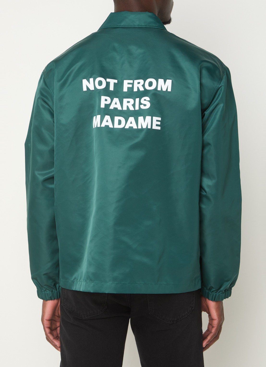 Drôle de Monsieur Jack met front- en backprint - detail groen