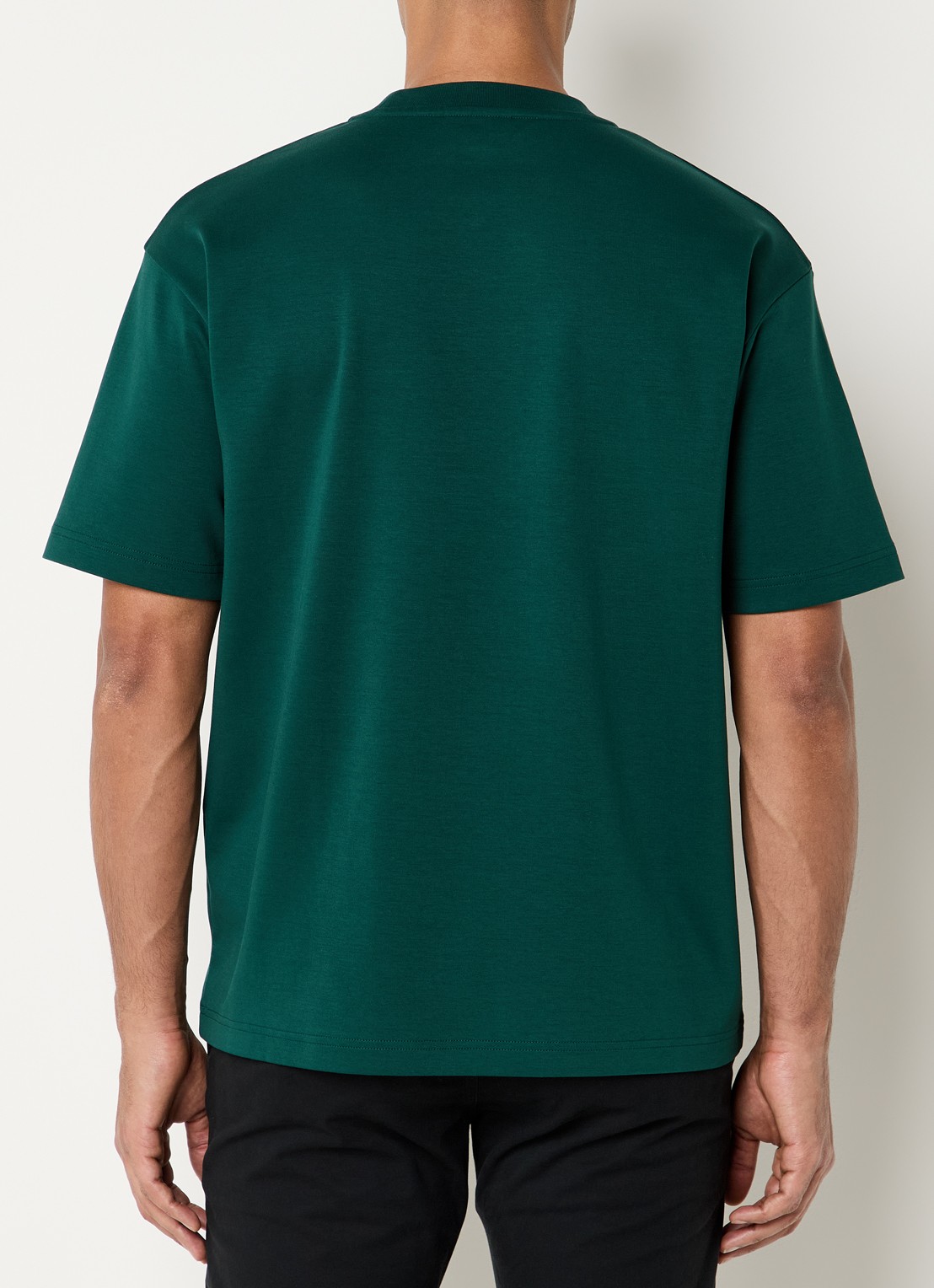 Drôle de Monsieur T-shirt met print - achterkant 3 groen