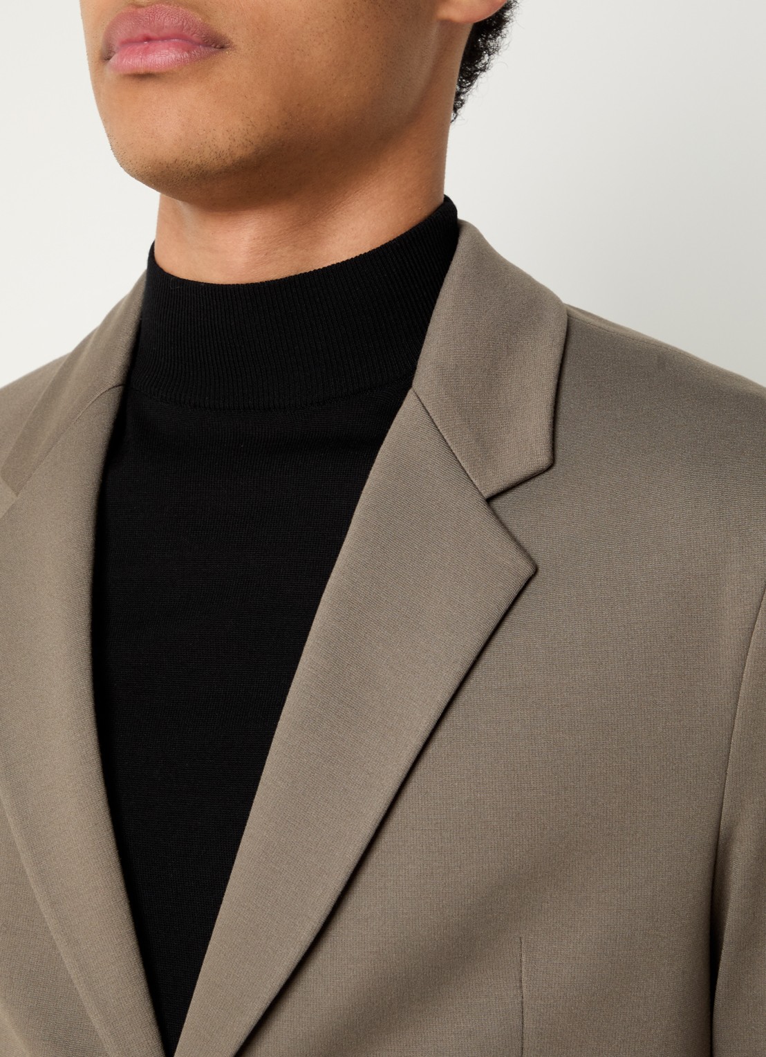 DRYKORN Marls regular fit colbert met opgestikte zakken - detail 3 khaki