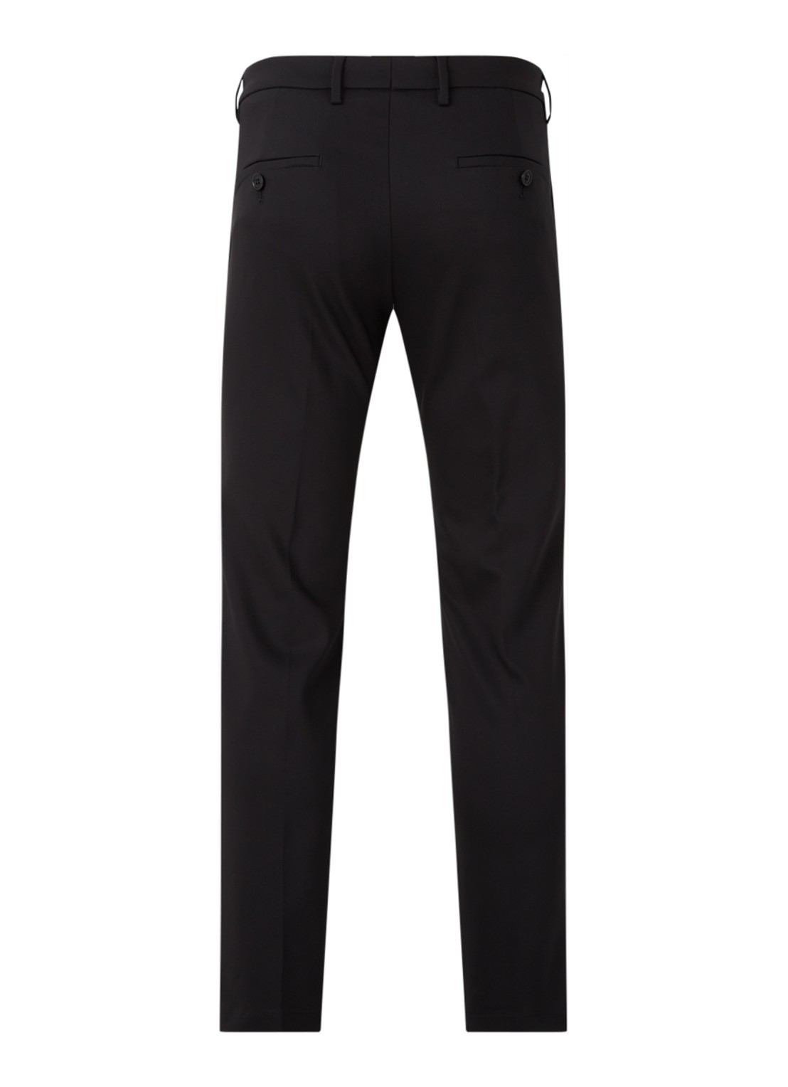 DRYKORN Slim fit pantalon met stretch - achterkant 2 zwart
