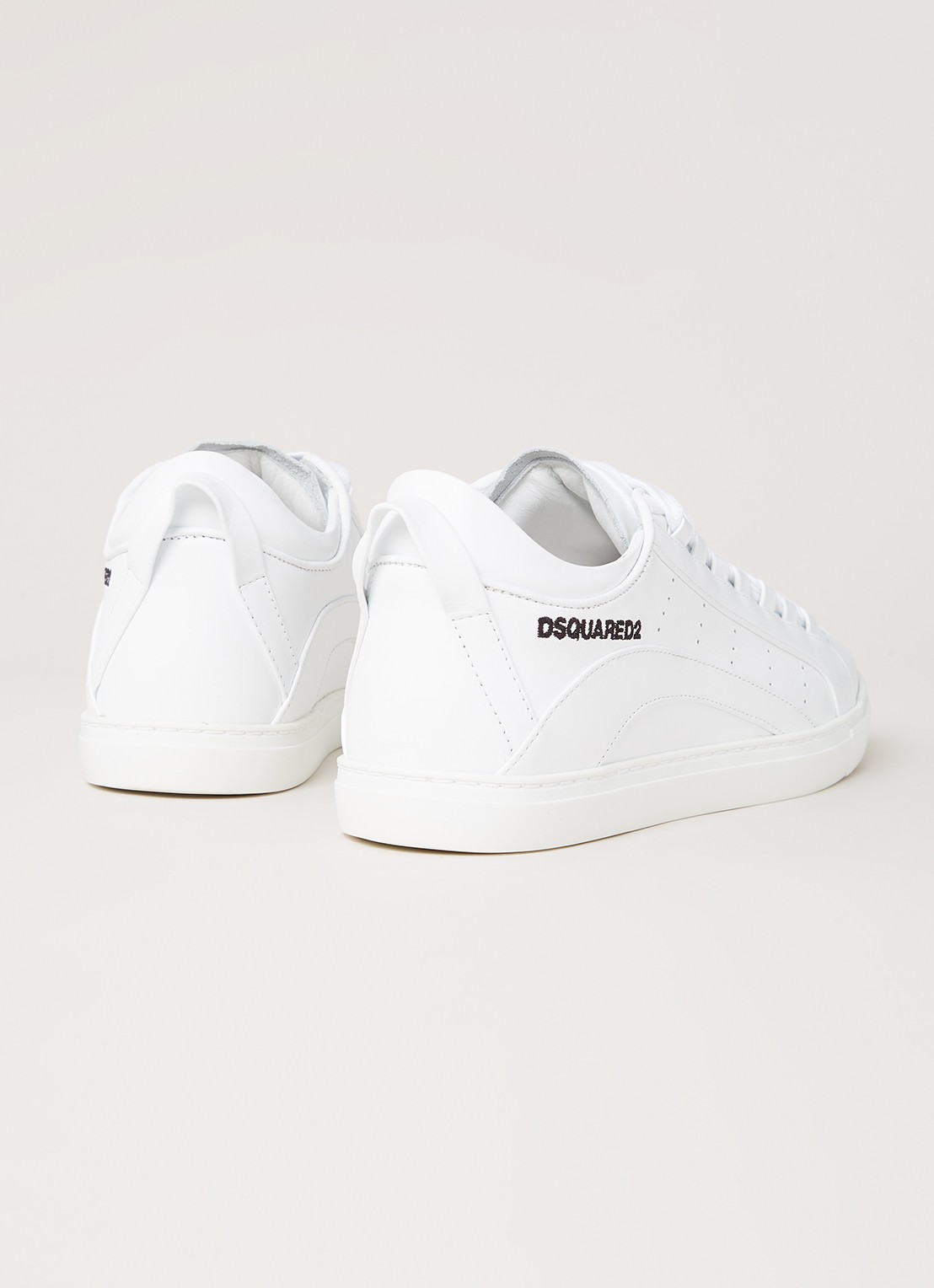 Dsquared2 551 sneaker van kalfsleer - detail 3 wit