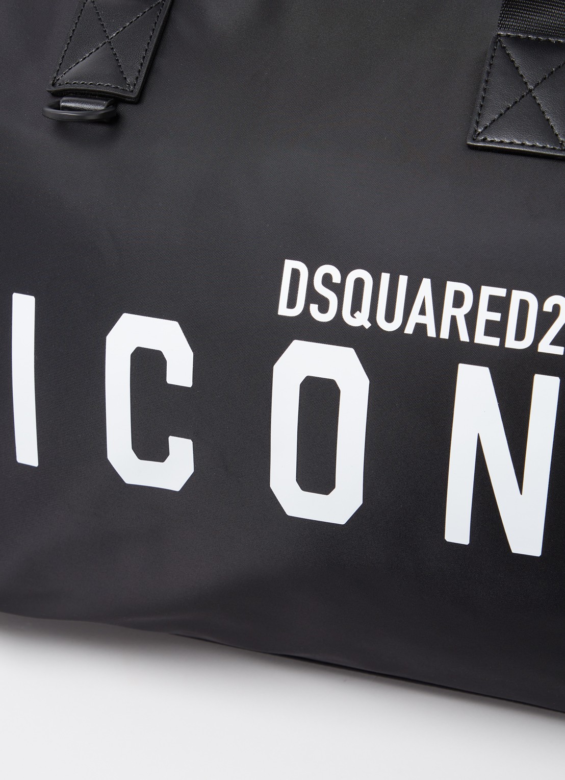 Dsquared2 Be Icon shopper met afneembare schouderriem - detail 5 zwart