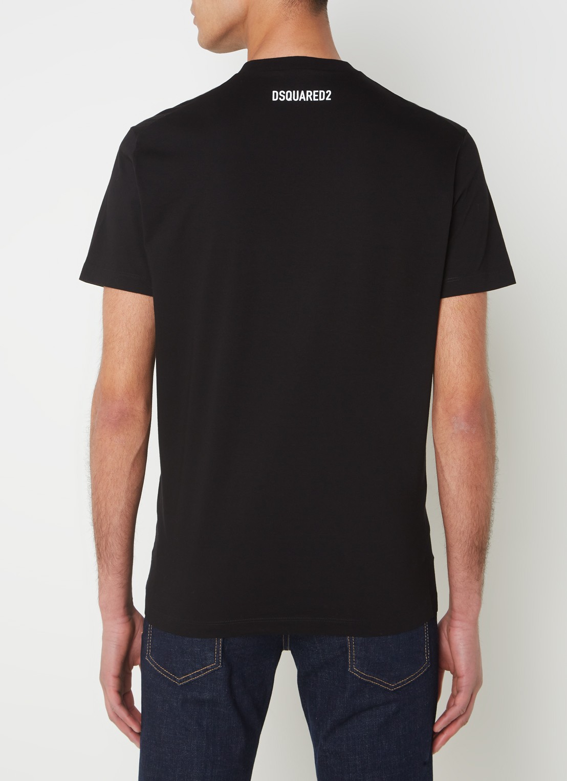 Dsquared2 Ciro T-shirt met logoprint - achterkant zwart
