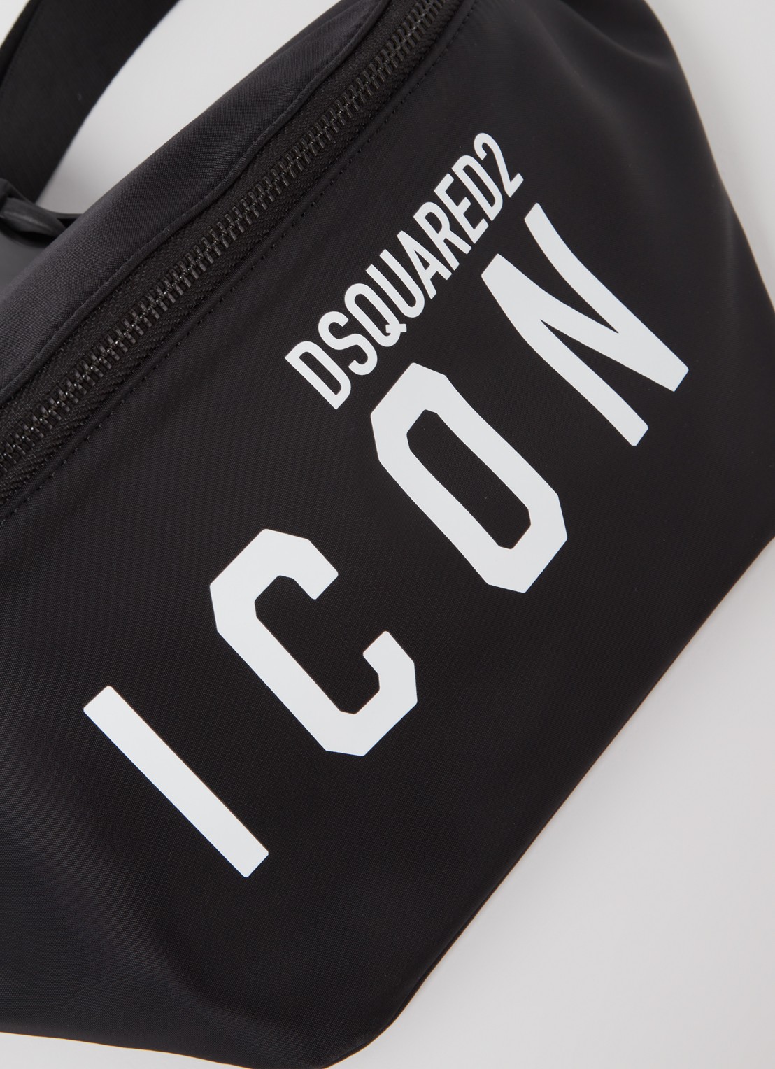 Dsquared2 Icon heuptas met logo  - detail 4 zwart