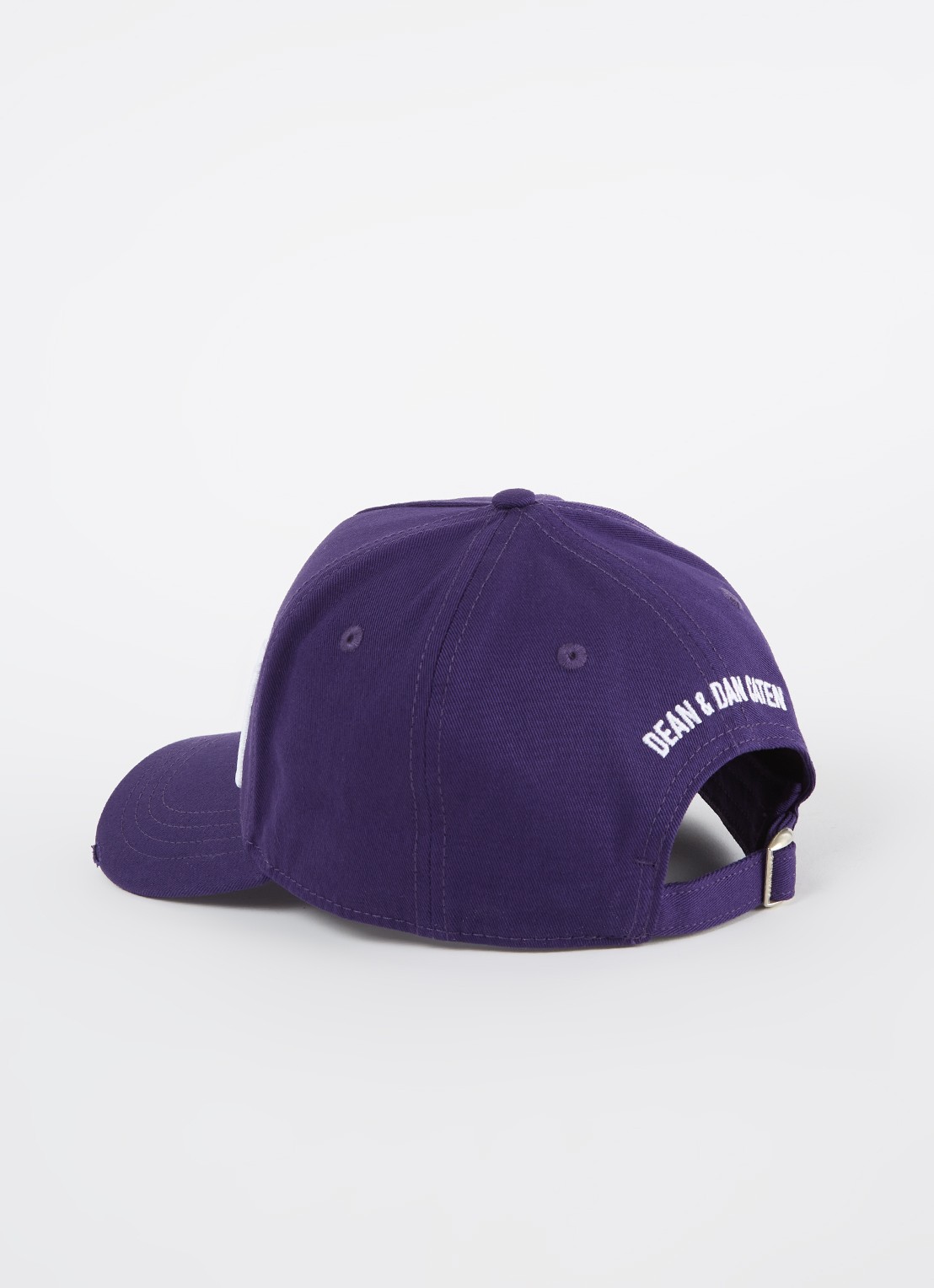 Dsquared2 Icon pet met logoborduring - detail 3 paars