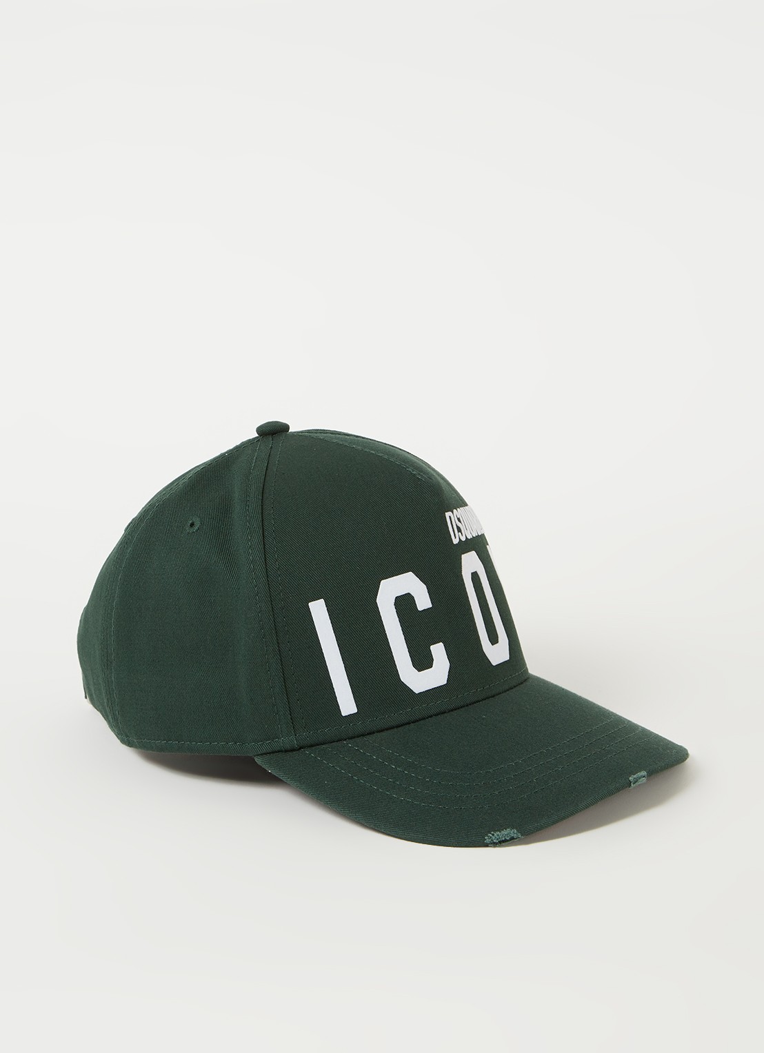 Dsquared2 Icon pet met logoborduring - voorkant groen