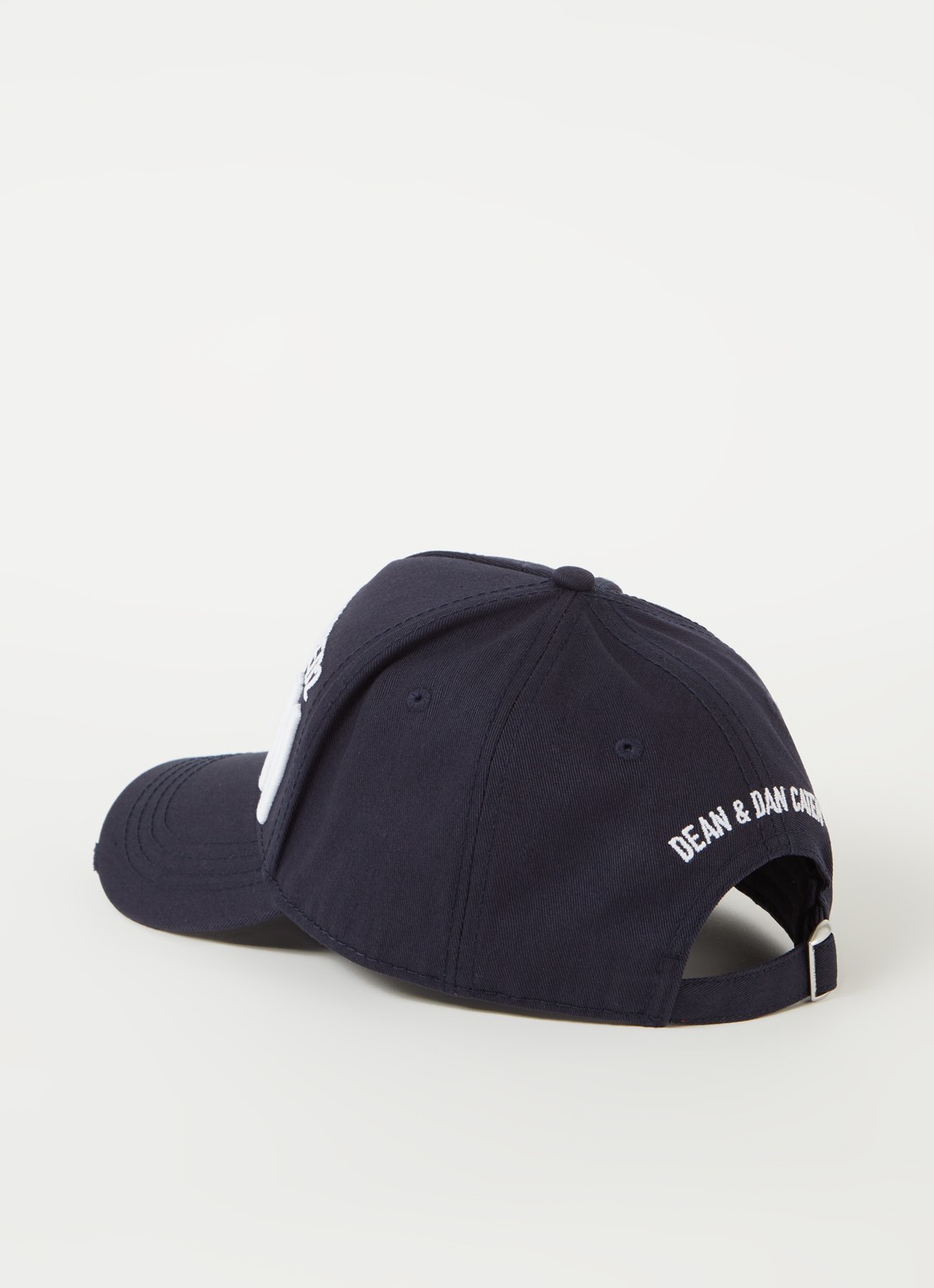 Dsquared2 Icon pet met logoborduring - detail 3 donkerblauw