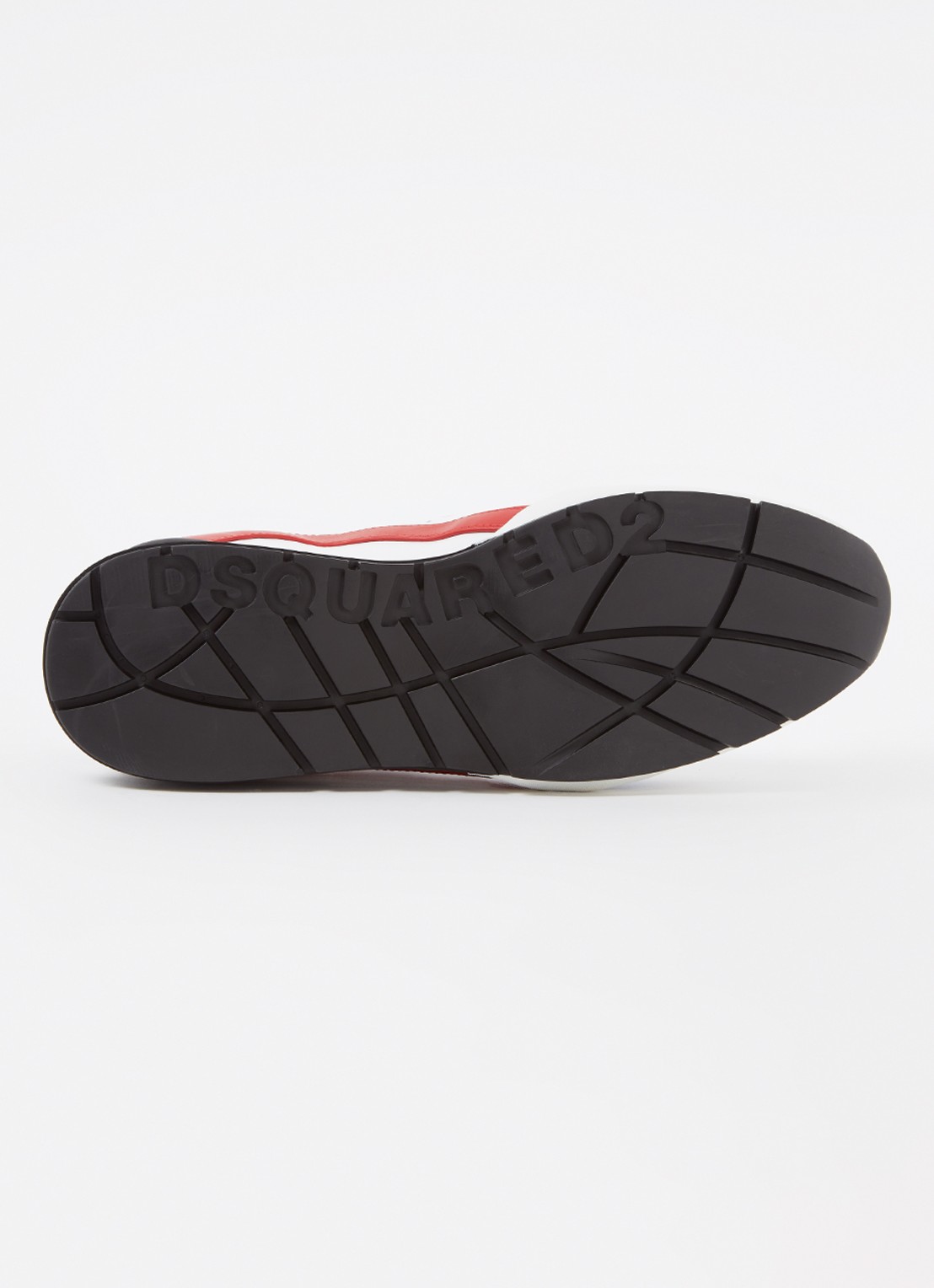Dsquared2 Legendary sneaker van kalfsleer met kalfssuède details - detail 5 wit