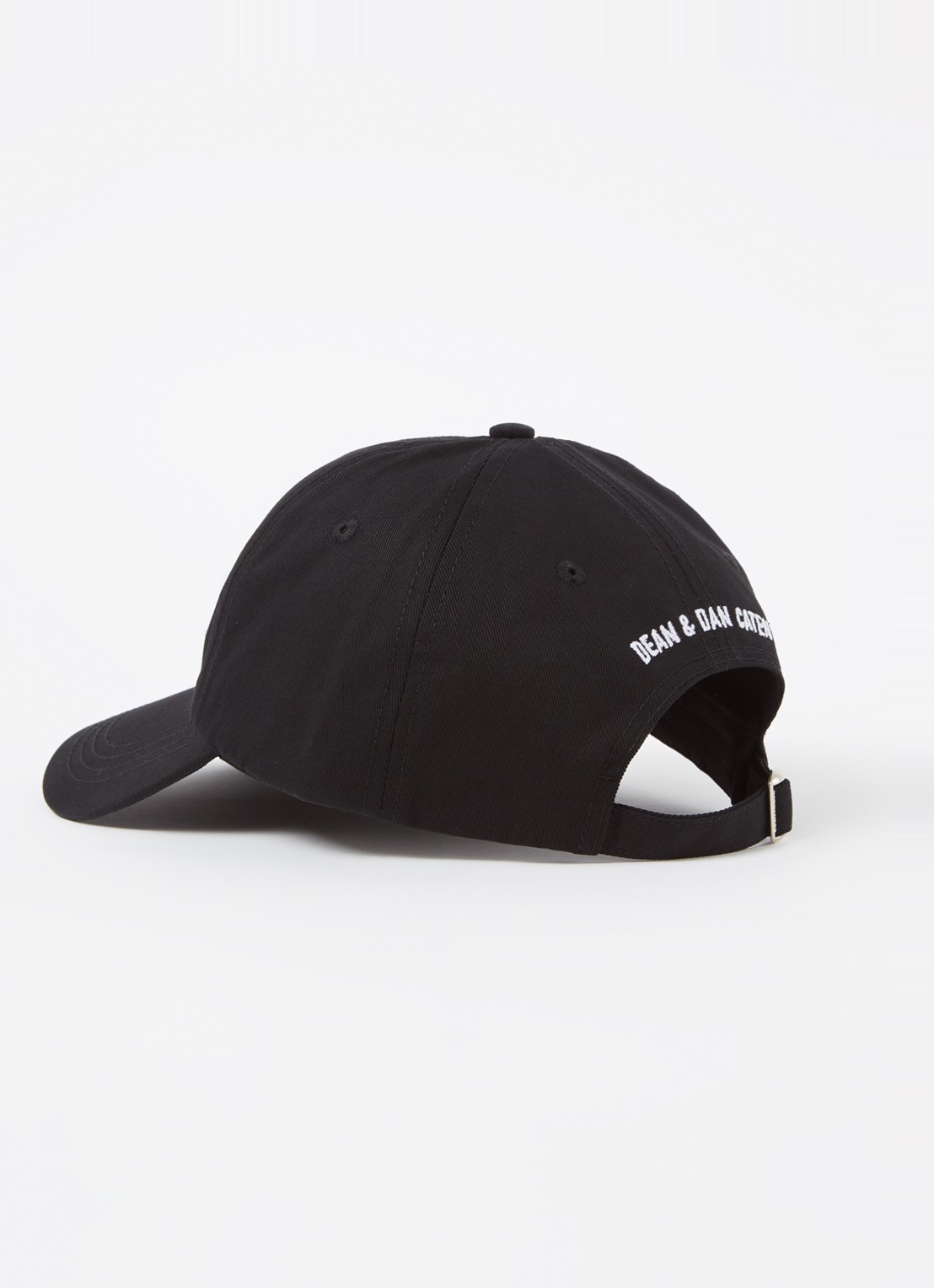 Dsquared2 Pet met logo borduring - detail 3 zwart