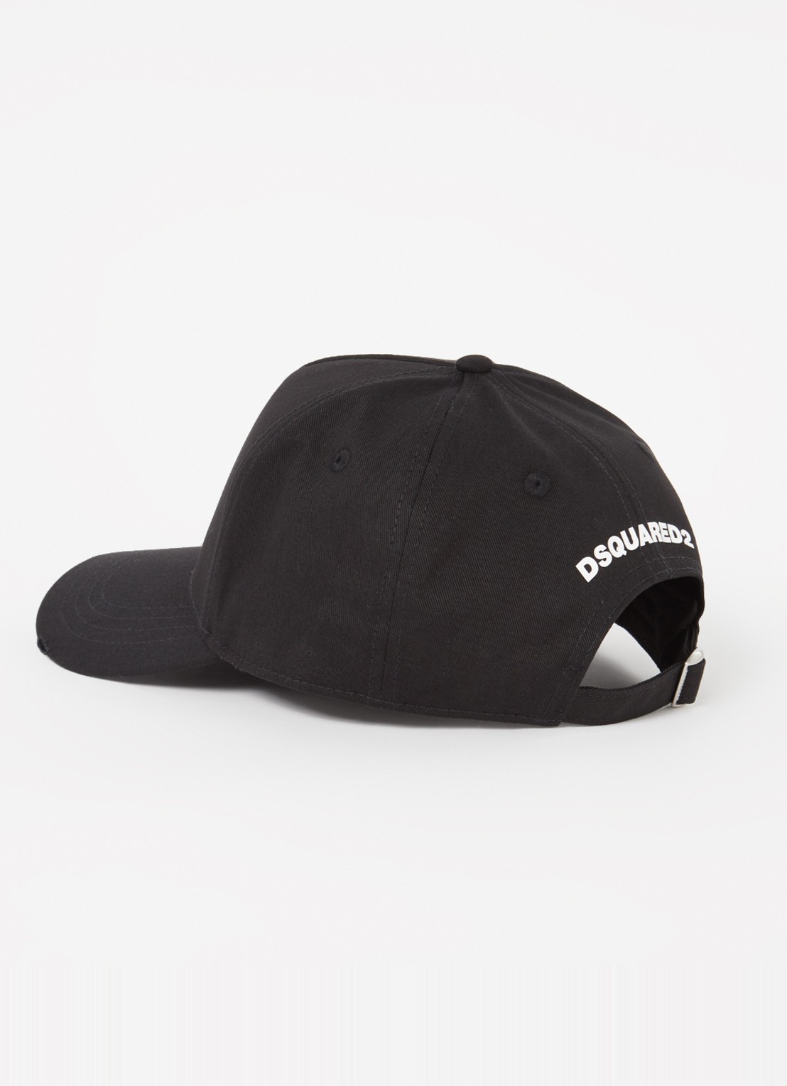 Dsquared2 Pet met logo - detail zwart