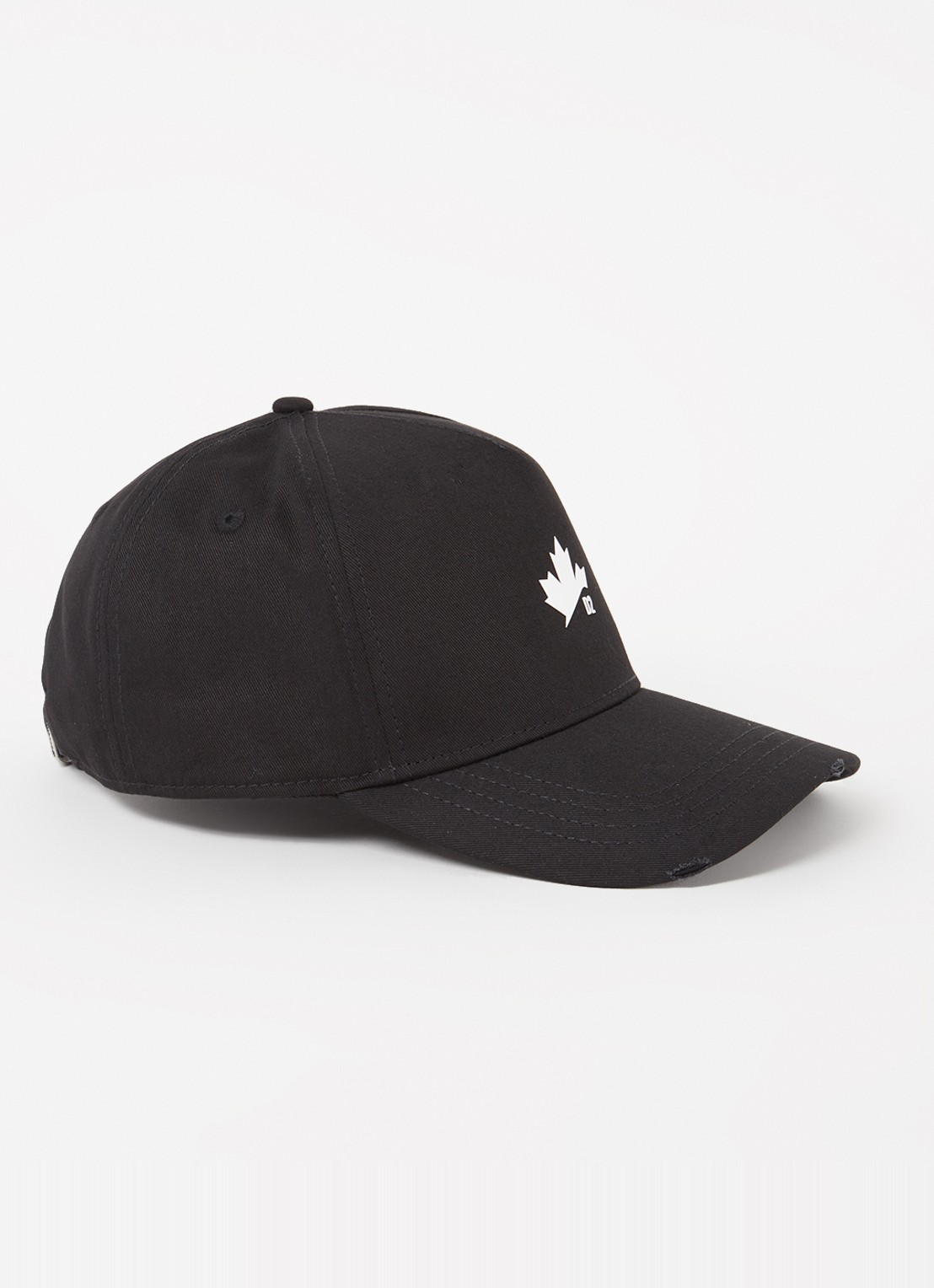 Dsquared2 Pet met logo - voorkant 2 zwart