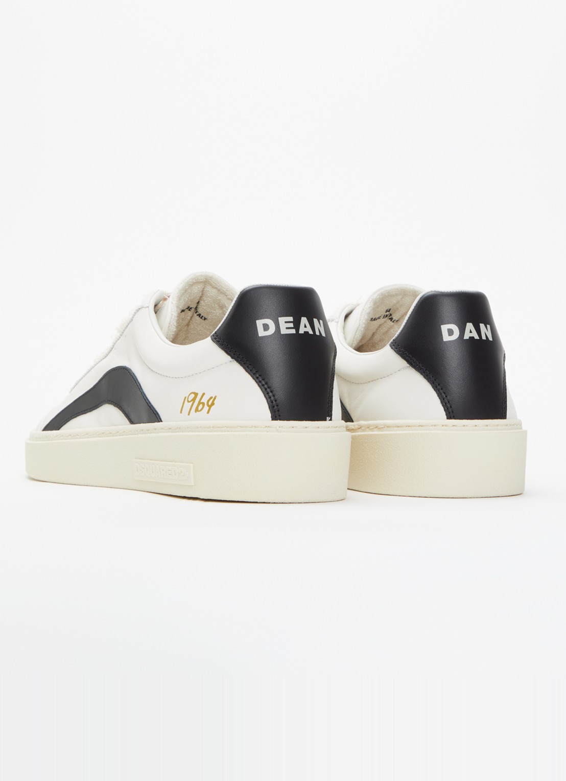 Dsquared2 Rider sneaker van kalfsleer - achterkant 6 wit