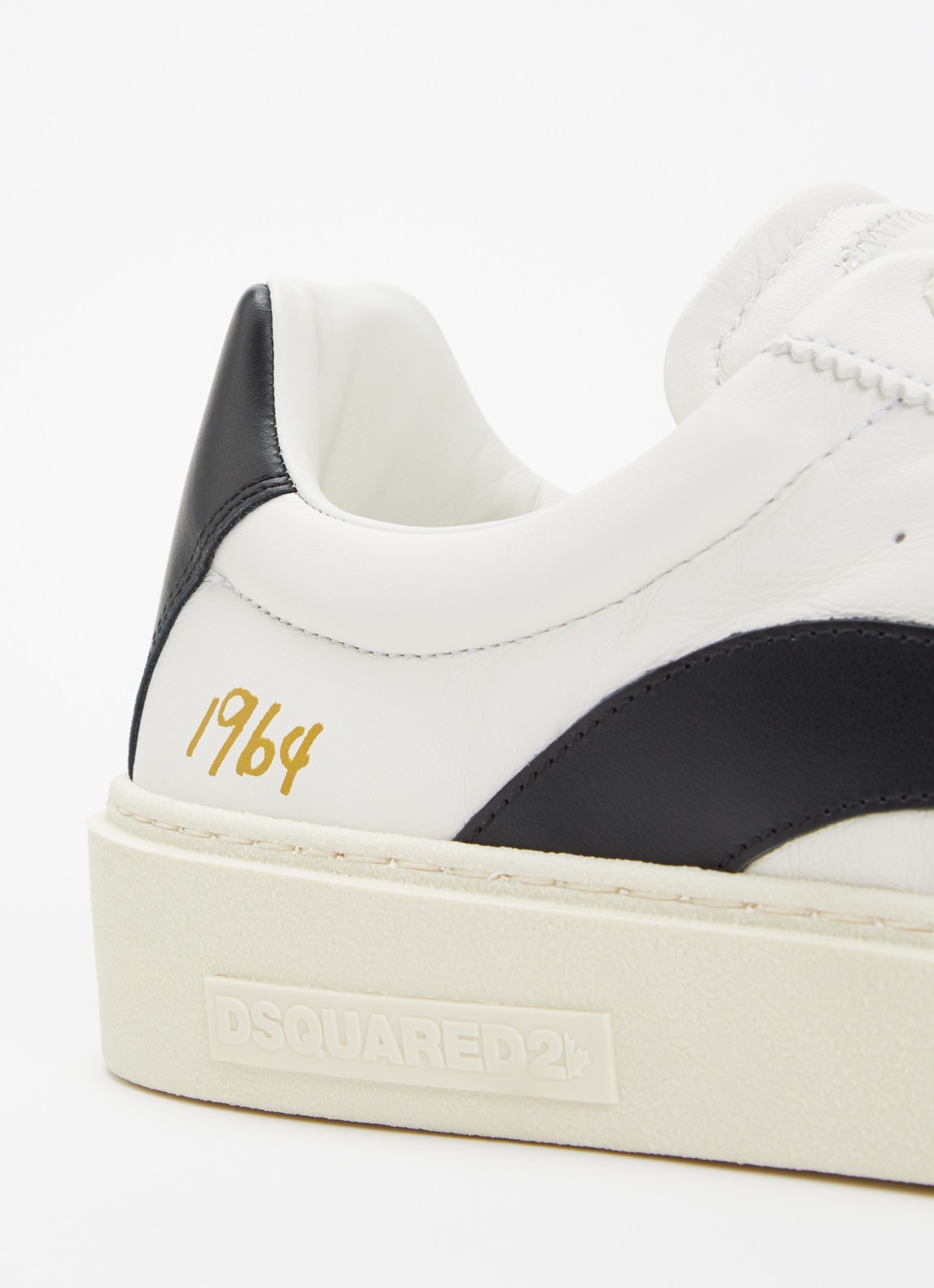 Dsquared2 Rider sneaker van kalfsleer - detail 5 wit