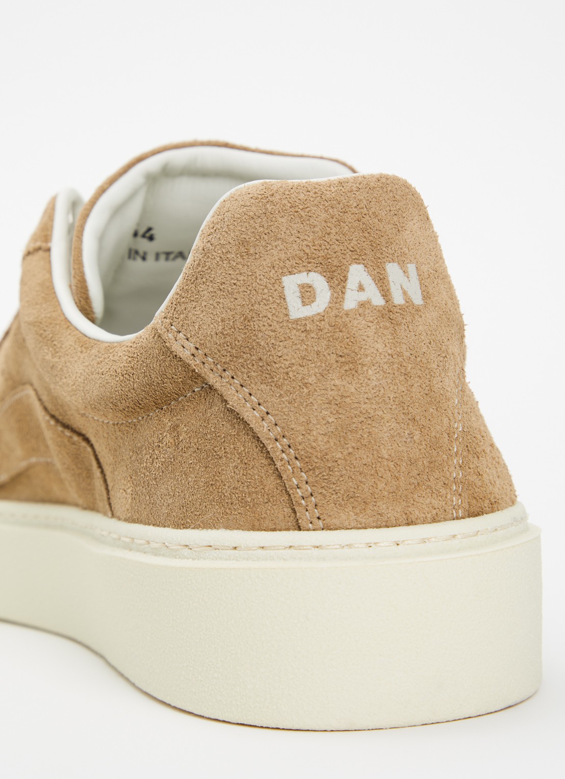 Dsquared2 Rider sneaker van suède - detail 4 zand