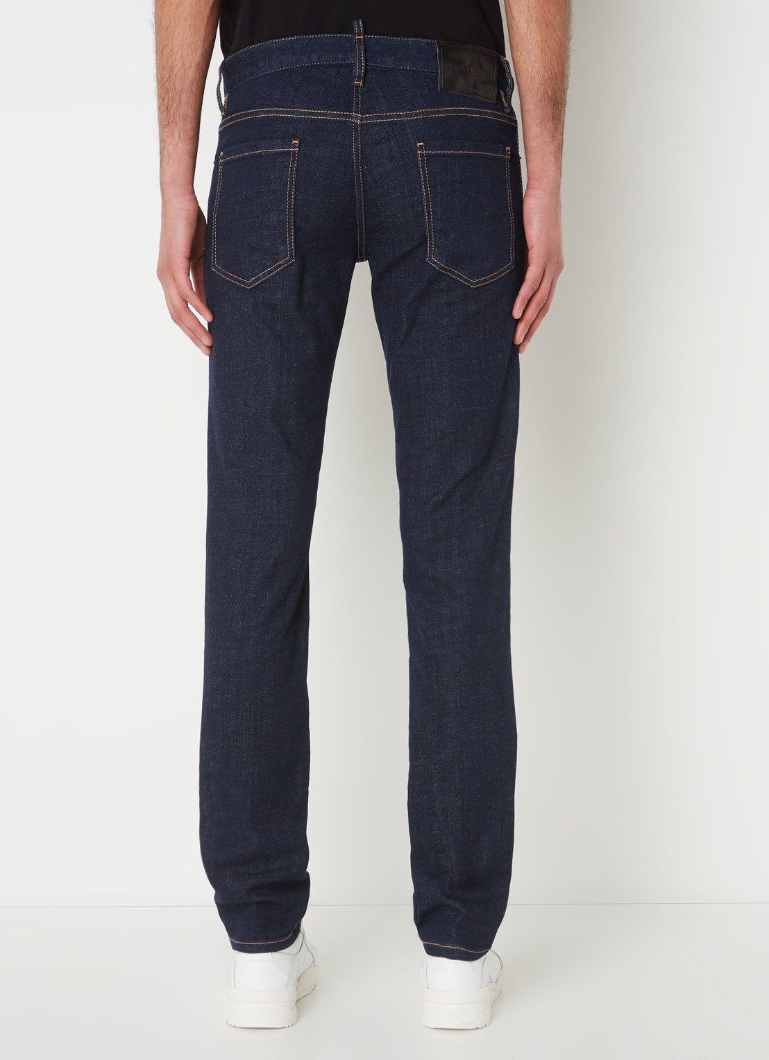 Dsquared2 Slim fit jeans met donkere wassing - achterkant 4 indigo