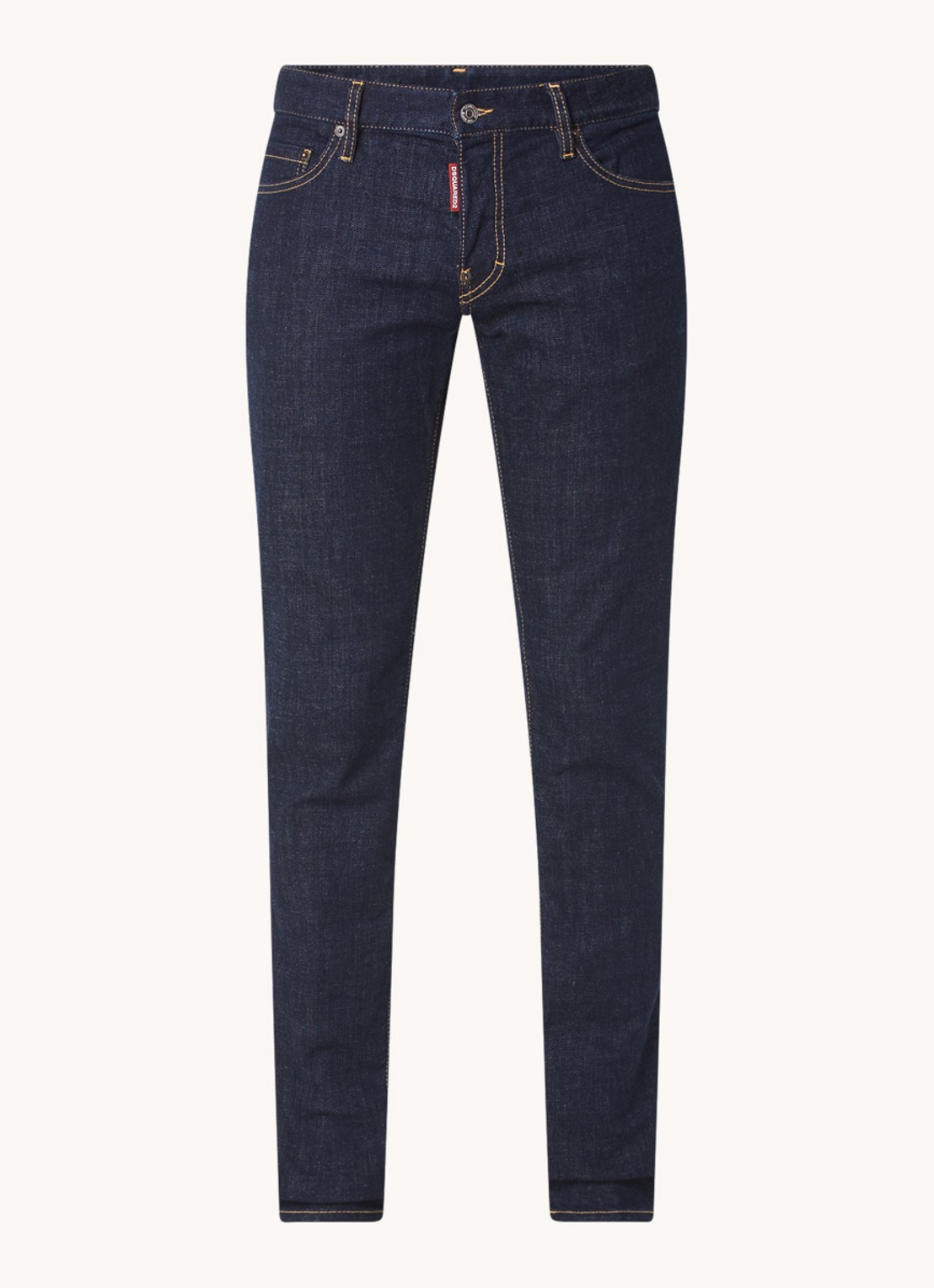 Dsquared2 Slim fit jeans met donkere wassing - voorkant 5 indigo