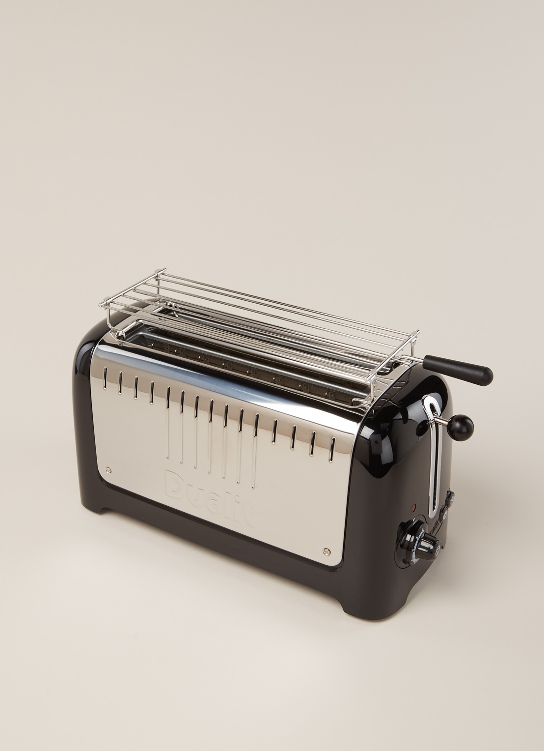 Dualit Long Slot Light broodrooster 46025 - detail zwart
