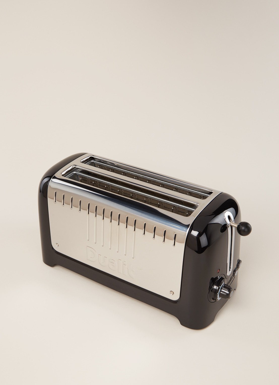 Dualit Long Slot Light broodrooster 46025 - voorkant 3 zwart