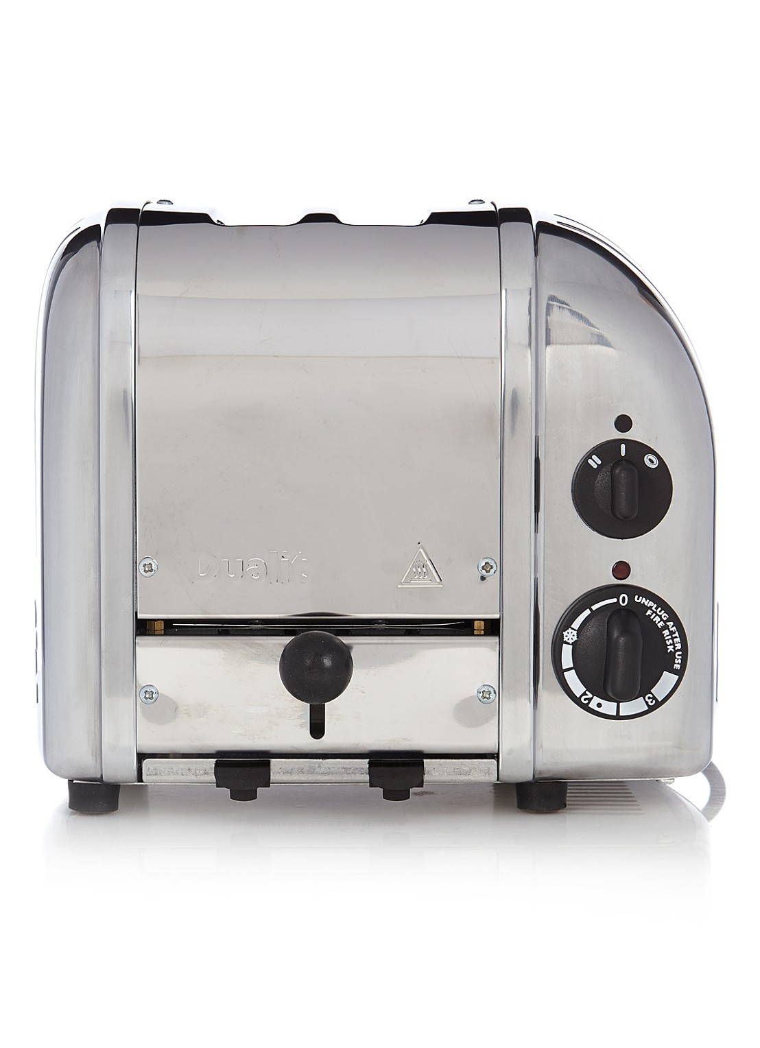 Dualit NewGen broodrooster 2-slots - voorkant zilver
