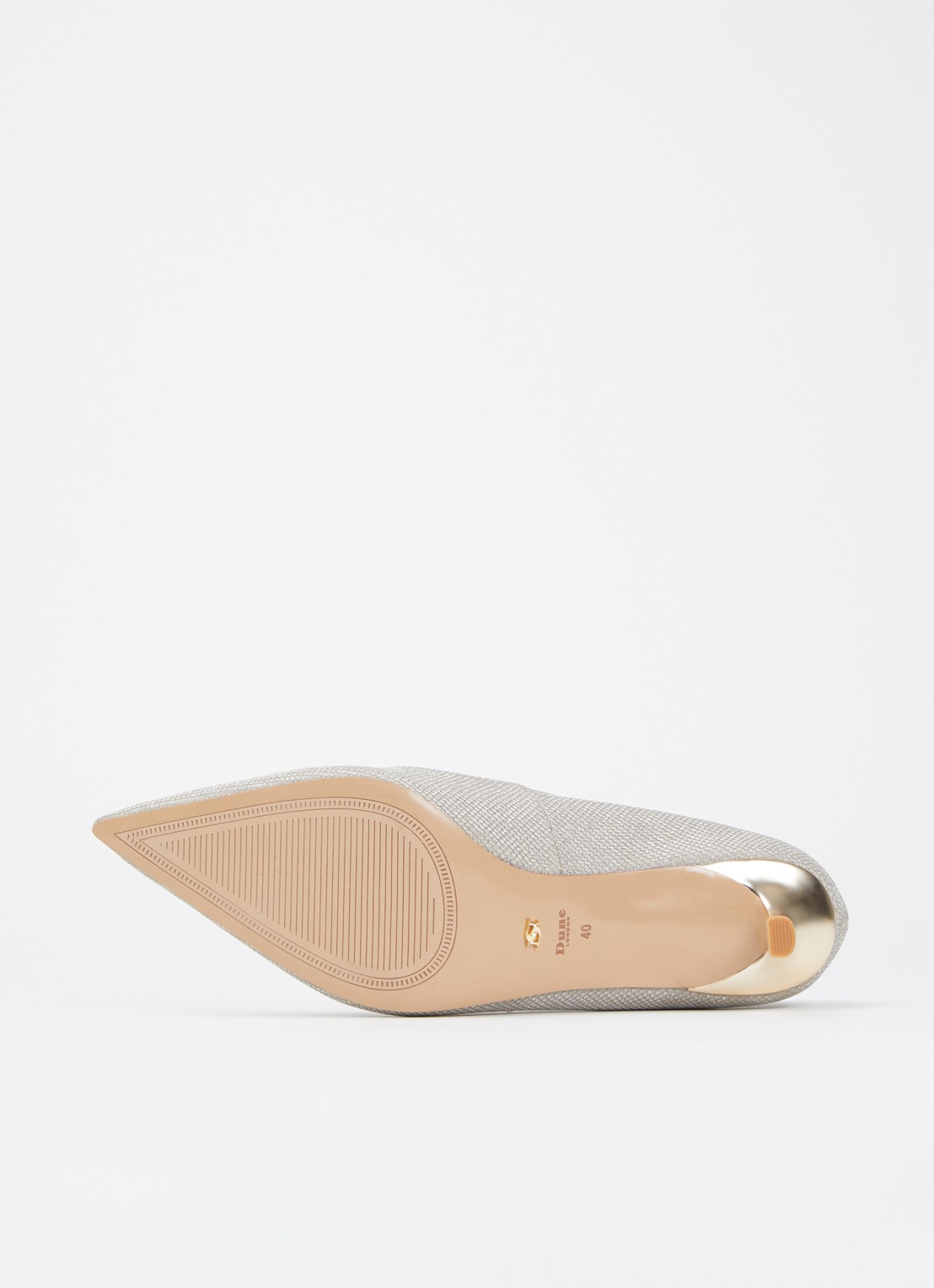Dune London Achievable pump met glitter - detail 5 goud