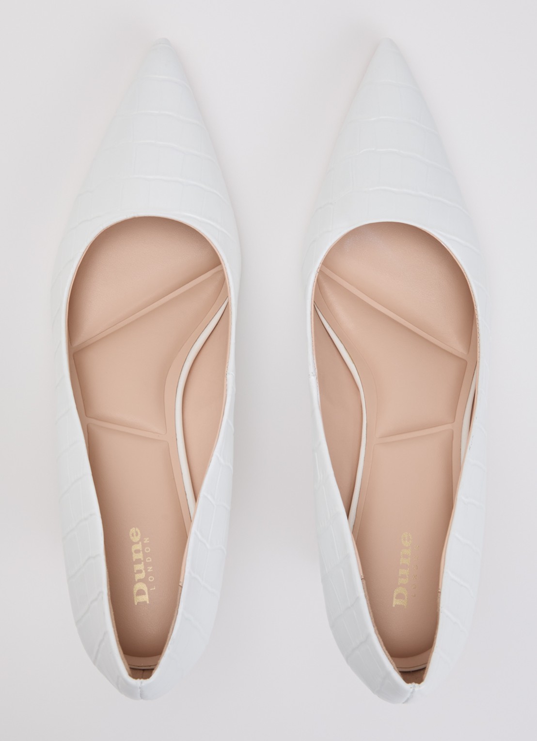 Dune London Achievable pump met glitter - detail 3 wit