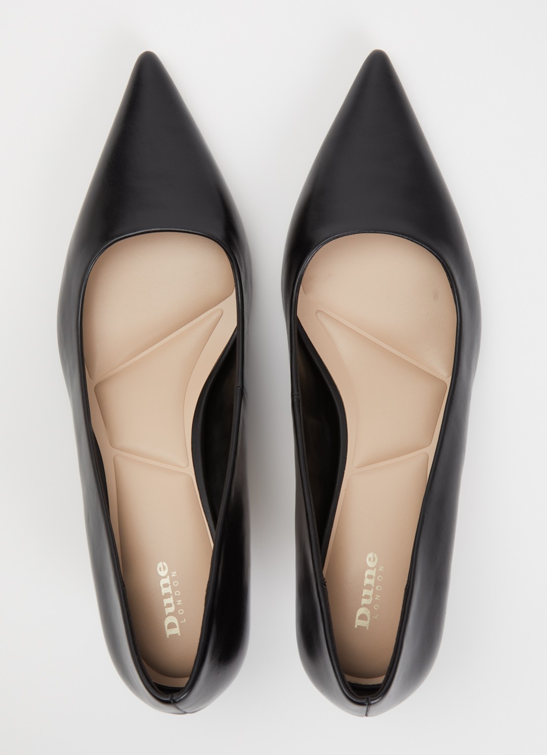 Dune London Amira pump met slangenprint - detail 3 zwart