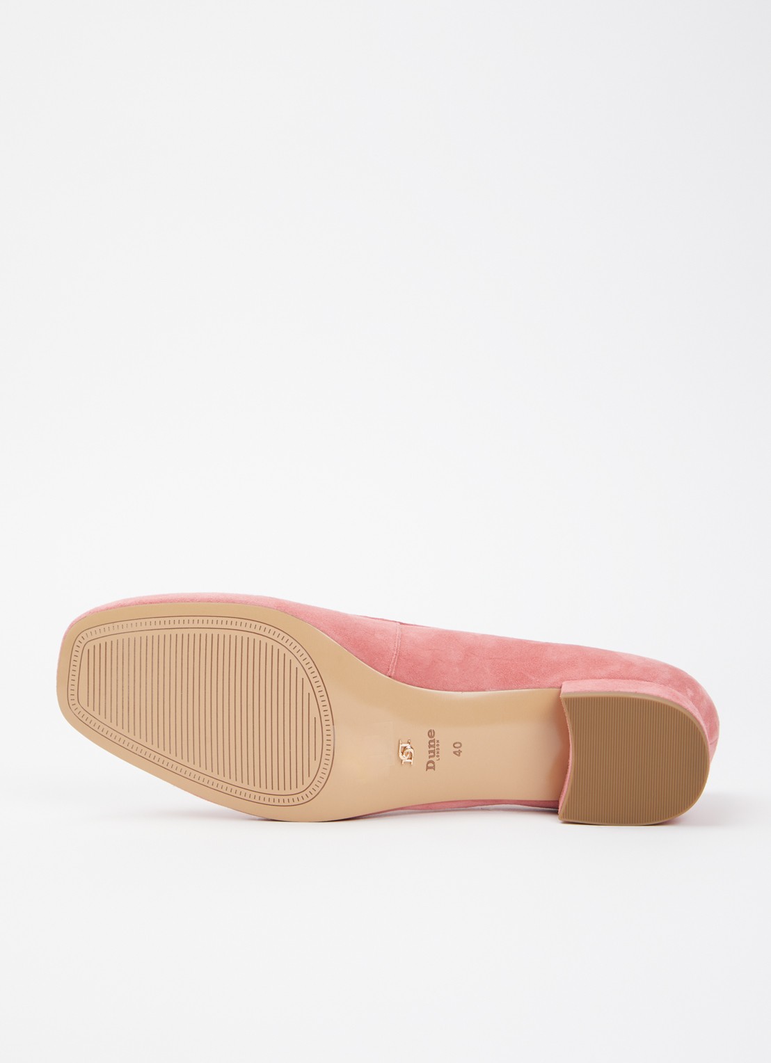 Dune London Approve ballerina met logo  - detail 3 roze