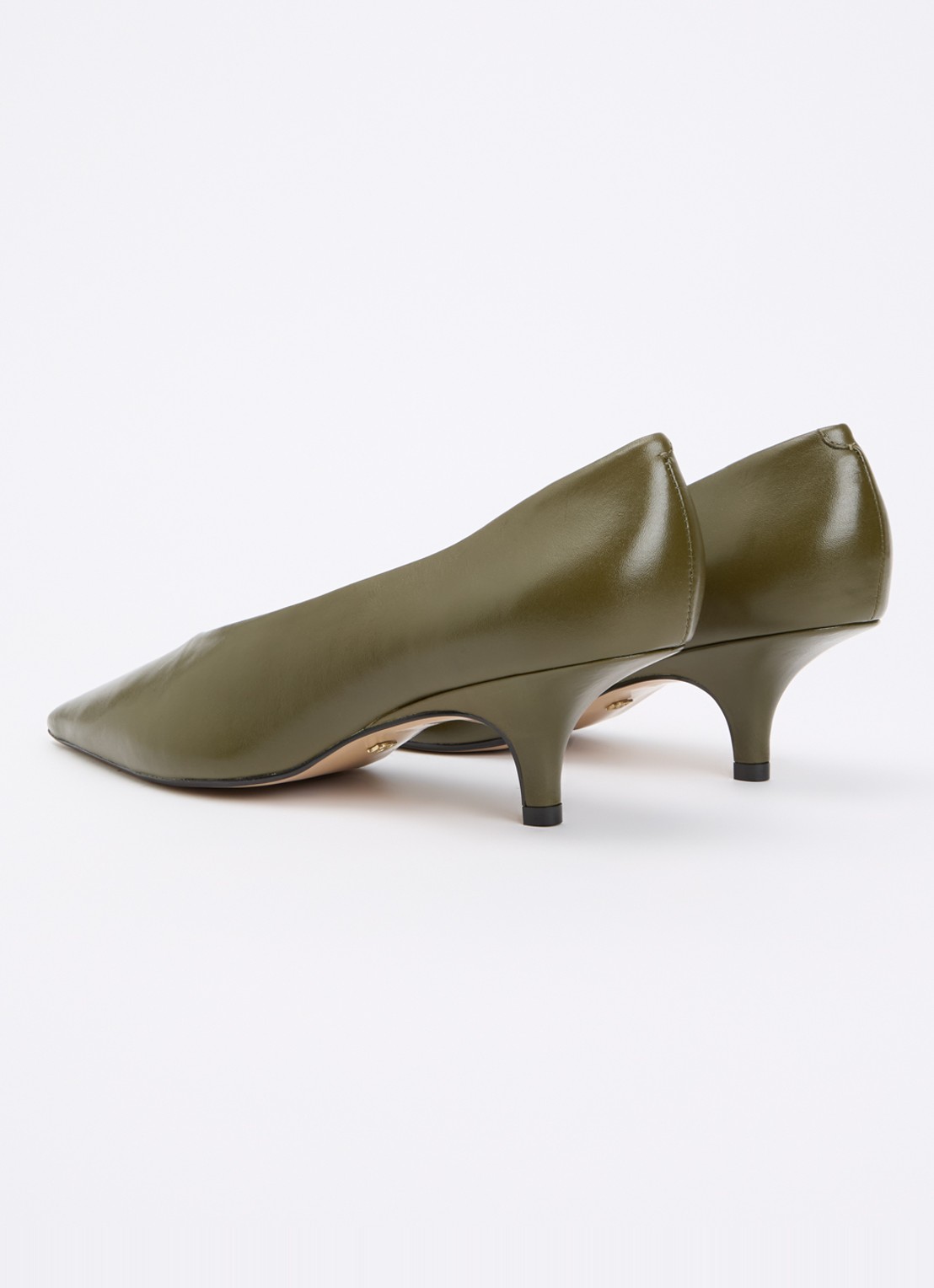 Dune London Audio pump van leer - achterkant 4 groen