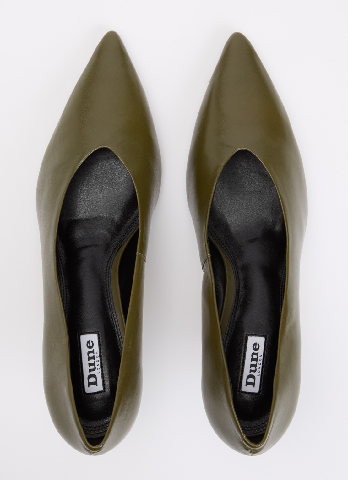 Dune London Audio pump van leer - detail 2 groen