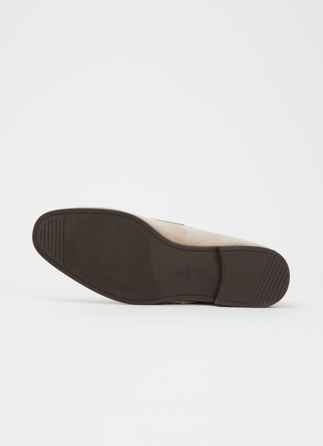 Dune London Barclays loafer van suéde  - detail 5 zand