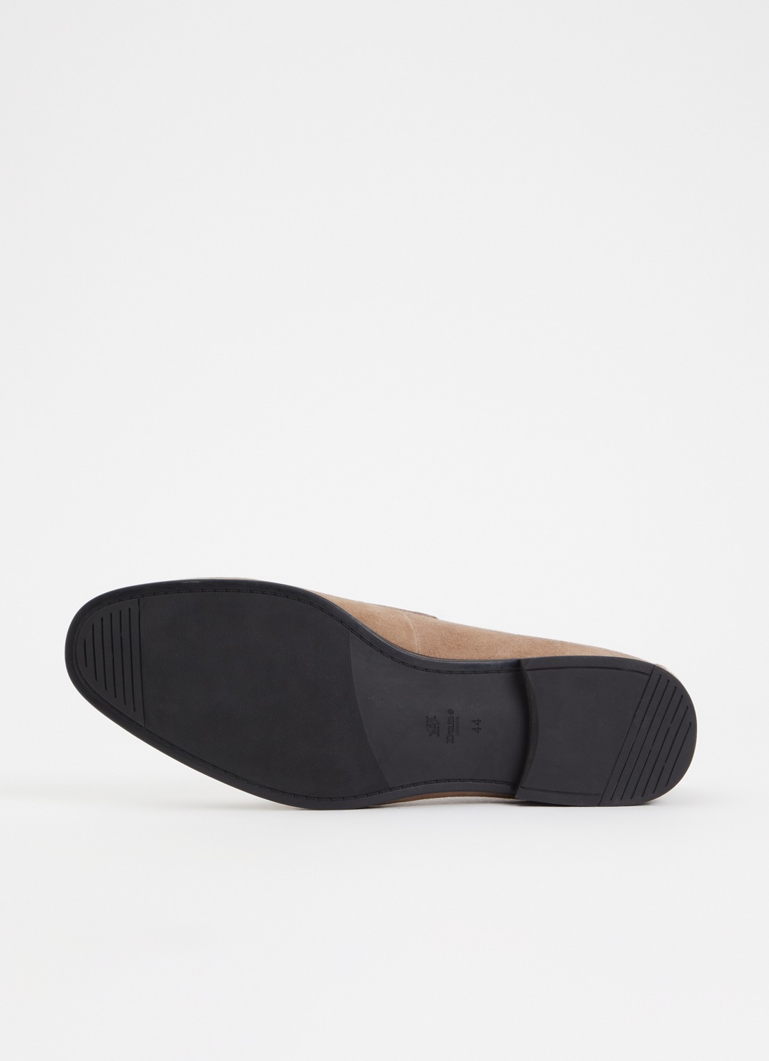 Dune London Barclays loafer van suéde  - detail 4 zand