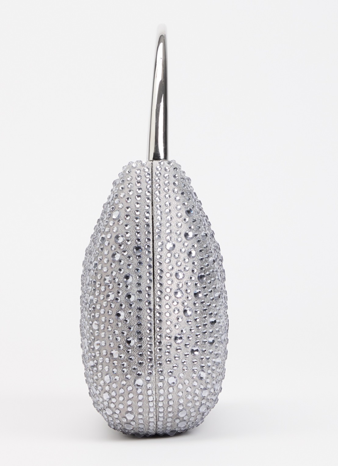 Dune London Beamings clutch met strass en afneembare schouderriem - detail 3 grijs