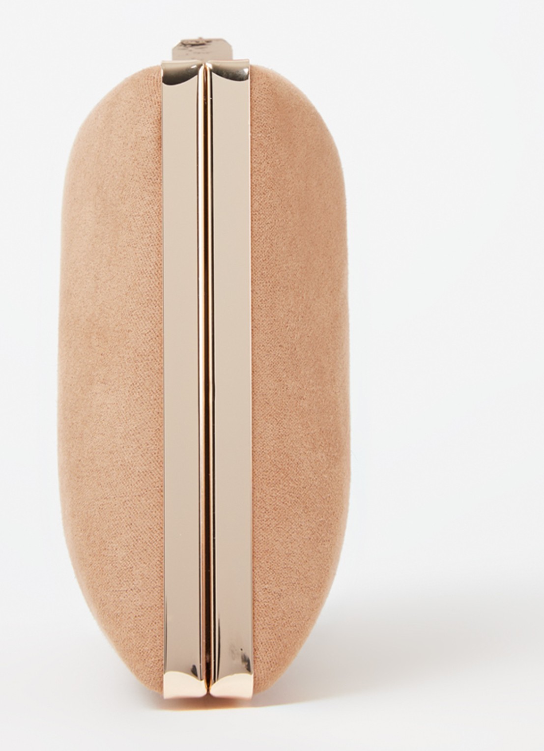 Dune London Bellaria clutch met afneembare schouderriem - detail 3 camel