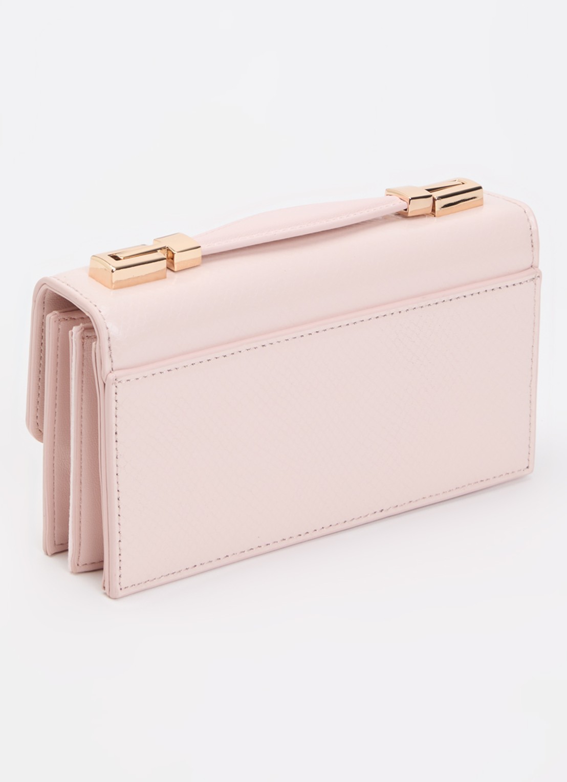 Dune London Billed crossbodytas - achterkant lichtroze