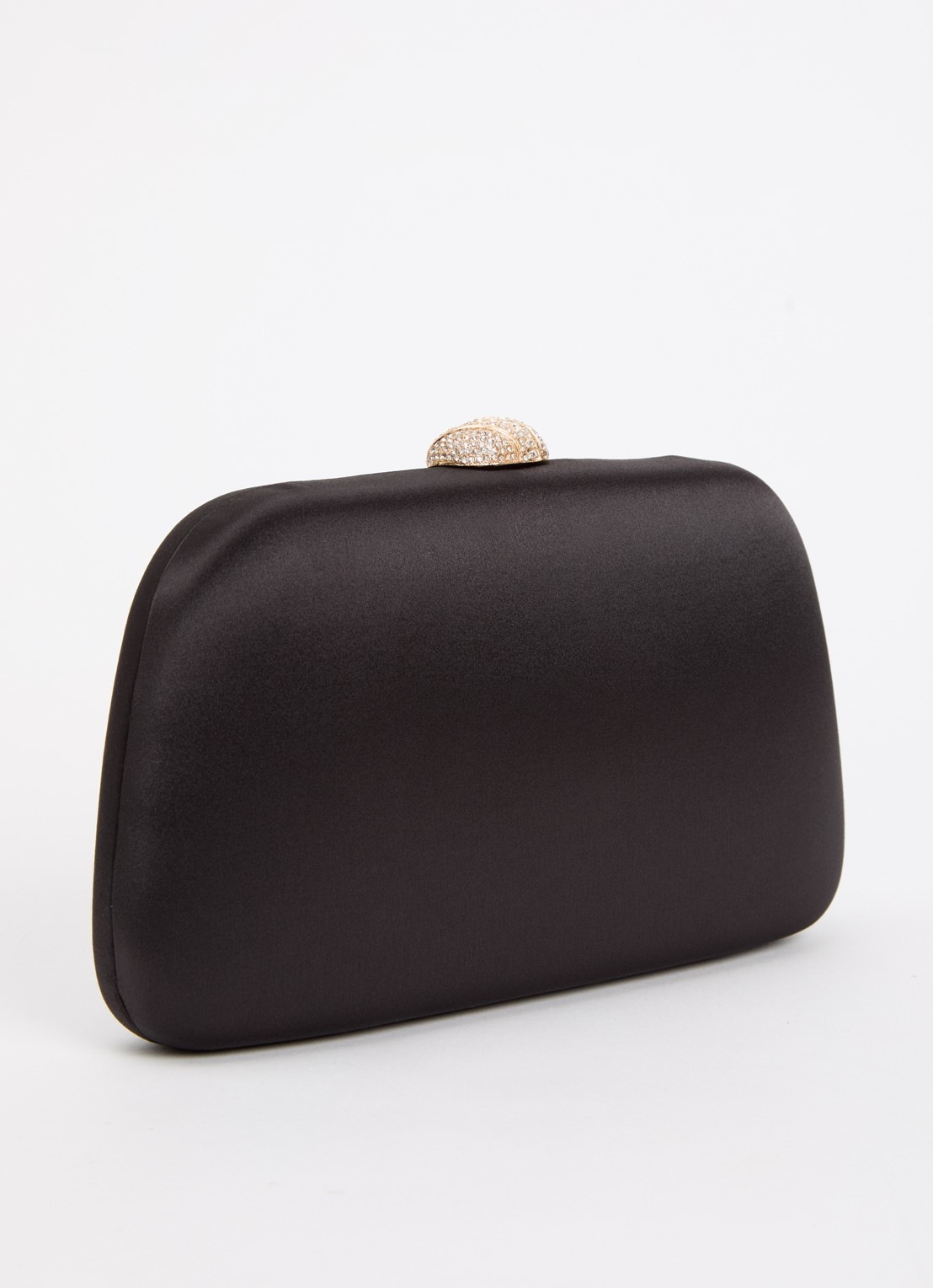 Dune London Binding clutch met afneembare schouderriem - achterkant diepzwart