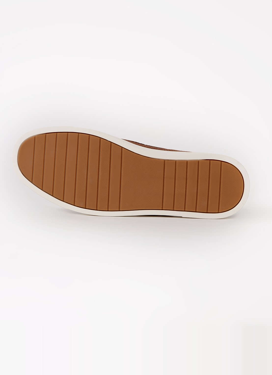 Dune London Blaizerss bootschoen met gebreid bovenwerk - detail 3 hazelnootbruin